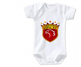 Body bebé Shanghai SIPG China talla 3/6 meses mangas cortas