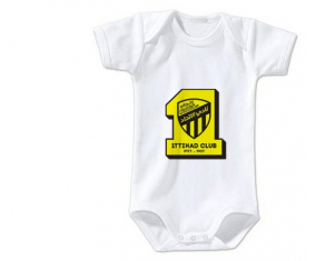 Body bebé Ittihad FC Saudi Arabia talla 3/6 meses mangas cortas