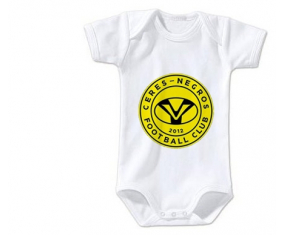 Body bebé Ceres-La Salle FC filipino talla 3/6 meses mangas cortas