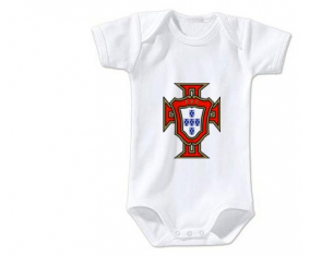 Body bebé Portugal selección de fútbol talla 3/6 meses mangas cortas