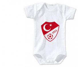 Body bebé turquía selección de fútbol tamaño 3/6 meses mangas cortas