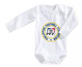 Body bebé equipo nacional de fútbol de Filipinas talla 3/6 meses mangas largas