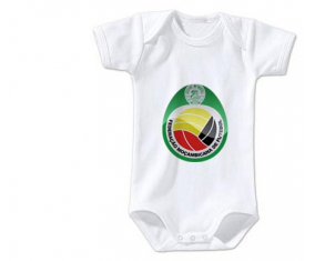 Body bebé Mozambique selección de fútbol talla 3/6 meses mangas cortas