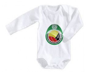 Body bebé Mozambique selección de fútbol talla 3/6 meses mangas largas