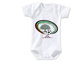 Body bebé palestina selección de fútbol tamaño 3/6 meses mangas cortas