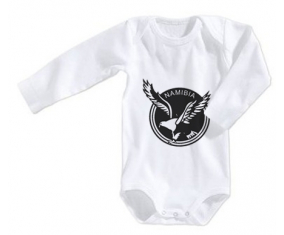 Body bebé Namibia equipo nacional de fútbol talla 3/6 meses mangas largas