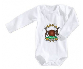 Body bebé Antigua y Barbuda selección nacional de fútbol talla 3/6 meses mangas largas