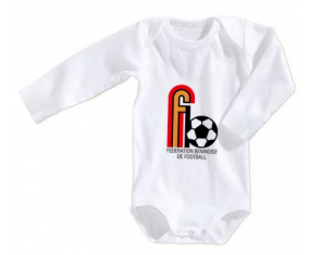 Body bebé Benin selección nacional de fútbol talla 3/6 meses mangas largas