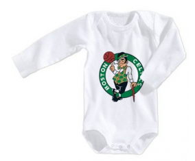 Body bebé Boston Celtics talla 3/6 meses mangas largas