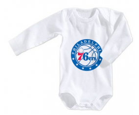 Body bebé Philadelphia 76ers talla 3/6 meses mangas largas