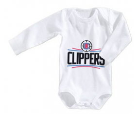 Body bebé Los Angeles Clippers talla 3/6 meses mangas largas