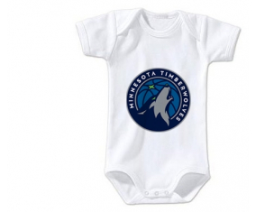Body bebé Minnesota Timberwolves talla 3/6 meses mangas cortas