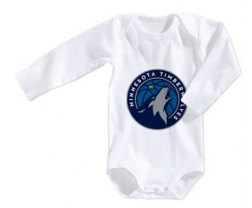 Body bebé Minnesota Timberwolves talla 3/6 meses mangas largas