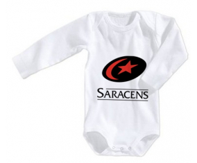 Body bebé sarracenos talla 3/6 meses mangas largas