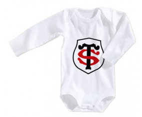 Body bebé Stade Toulousain talla 3/6 meses mangas largas