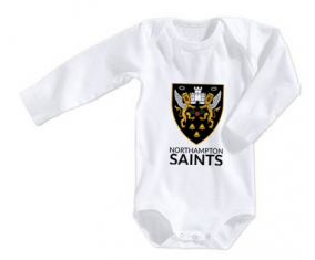 Body bebé Northampton Saints talla 3/6 meses mangas largas