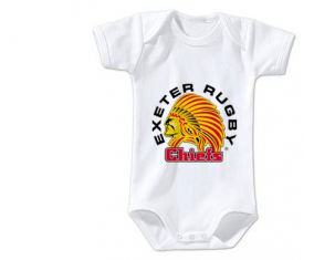 Body bebé Exeter Chiefs talla 3/6 meses mangas cortas