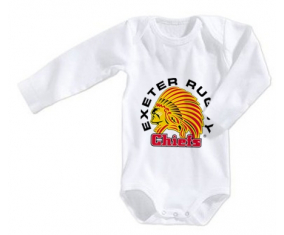 Body bebé Exeter Chiefs talla 3/6 meses mangas largas