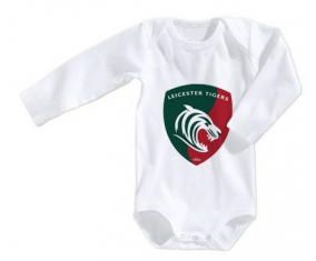 Body bebé Leicester Tigers talla 3/6 meses mangas largas