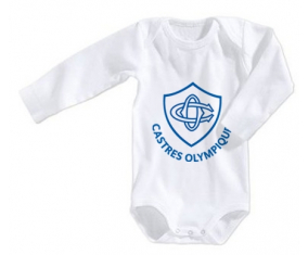 Body bebé Castres Olympique talla 3/6 meses mangas largas