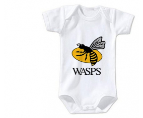 Body bebé London Wasps talla 3/6 meses mangas cortas