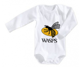 Body bebé London Wasps talla 3/6 meses mangas largas