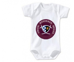 Body bebé Bordeaux Begles talla 3/6 meses mangas cortas