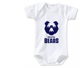 Body bebé Bristol Bears Rugby talla 3/6 meses mangas cortas