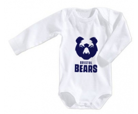 Body bebé Bristol Bears Rugby talla 3/6 meses mangas largas