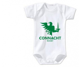 Body bebé Connacht Rugby talla 3/6 meses mangas cortas