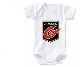 Body bebé Newport Gwent Dragons tamaño 3/6 meses mangas cortas