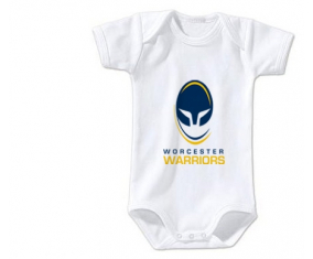 Body bebé Worcester Warriors talla 3/6 meses mangas cortas