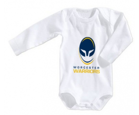 Body bebé Worcester Warriors talla 3/6 meses mangas largas