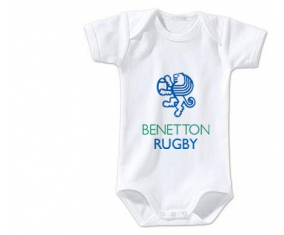 Body Bebé Benetton Treviso Talla 3/6 Meses Mangas Cortas