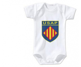 Body bebé USA Perpiñán talla 3/6 meses mangas cortas