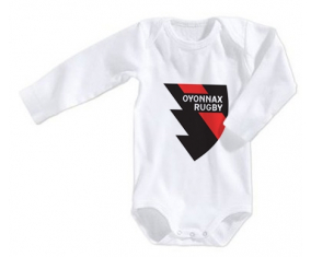 Body bebé Oyonnax Rugby talla 3/6 meses mangas largas