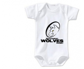 Body bebé Bucharest Wolves talla 3/6 meses mangas cortas