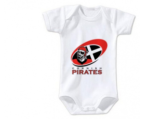 Body bebé cornish piratas tamaño 3/6 meses mangas cortas