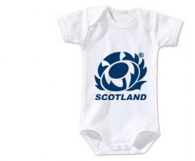 Body bebé Scotland Rugby XV talla 3/6 meses mangas cortas