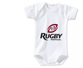 Body bebé Portuagal Rugby XV talla 3/6 meses mangas cortas