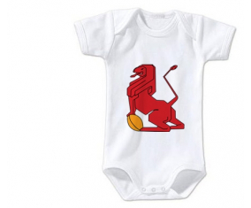 Body bebé España Rugby XV talla 3/6 meses mangas cortas