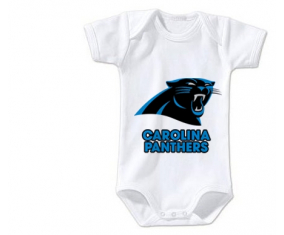 Body bebé Carolina Panthers talla 3/6 meses mangas cortas