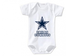 Body bebé Dallas Cowboys talla 3/6 meses mangas cortas