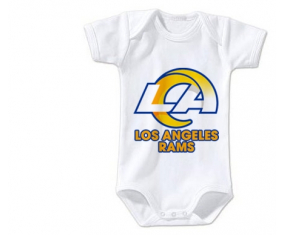 Body bebé Los Angeles Rams talla 3/6 meses mangas cortas