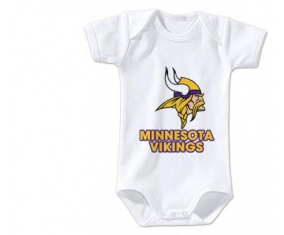 Body bebé Minnesota Vikings talla 3/6 meses mangas cortas