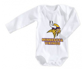 Body bebé Minnesota Vikings talla 3/6 meses mangas largas