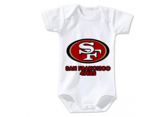 Body bebé San Francisco 49ers talla 3/6 meses mangas cortas