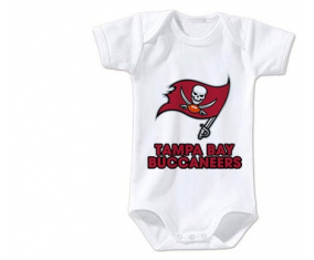 Body bebé Tampa Bay Buccaneers talla 3/6 meses mangas cortas