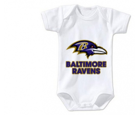 Body Baltimore Ravens Bebé Tamaño 3/6 Meses Mangas Cortas