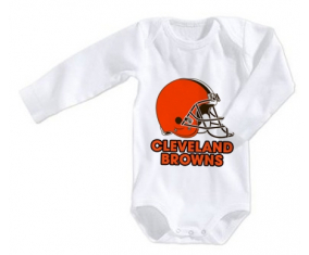 Body bebé Cleveland Browns talla 3/6 meses mangas largas